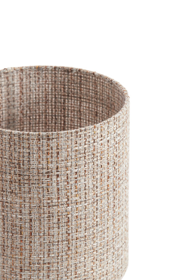 Stoffen lampenkap natuurlijke tinten Light & Living Okavi - Ø 25 cm - Image 3