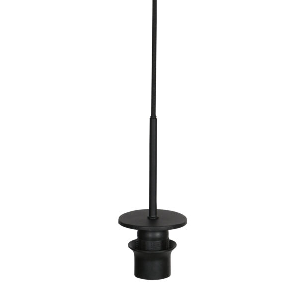 Hanglamp met 5 crèmekleurige druppelvormige kappen Mexlite HaloSwap - Image 3