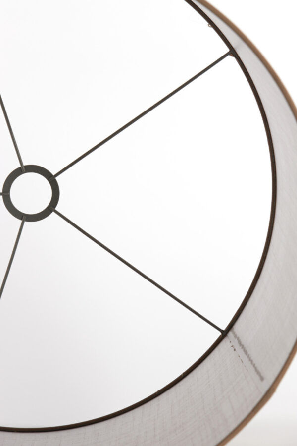 Beige cilindervormige  lampenkap Light & Living Caden - Ø 50 cm - Image 6