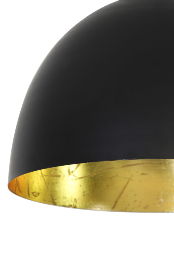 Zwarte hanglamp met gouden binnenzijde Light & Living Kylie - Ø 30 cm - Image 8