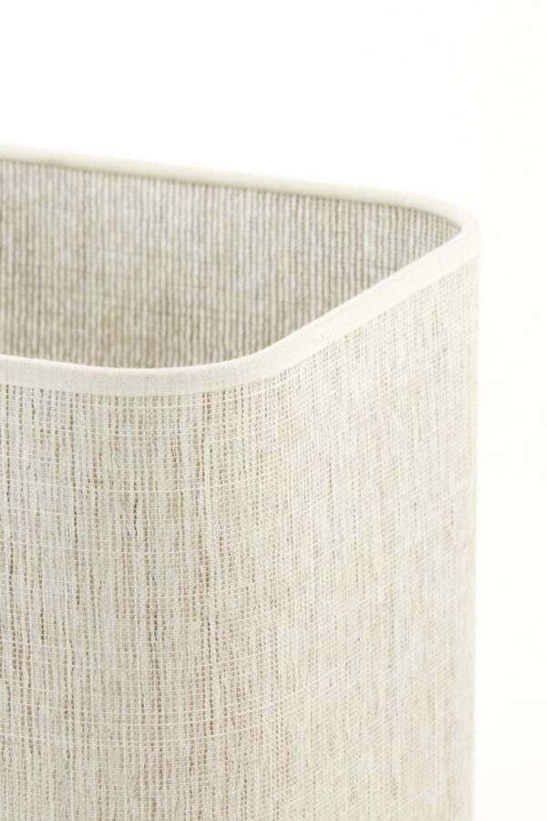 Lampenkap vierkant beige textuur Light & Living Breska - H 26 cm - Image 5