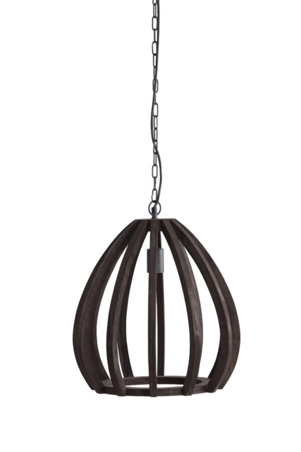Houten hanglamp in designstijl Light & Living Barsia - Ø 40 cm - Image 2