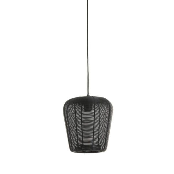 Zwarte draad hanglamp eigentijds Light & Living Adeta - Ø 23 cm