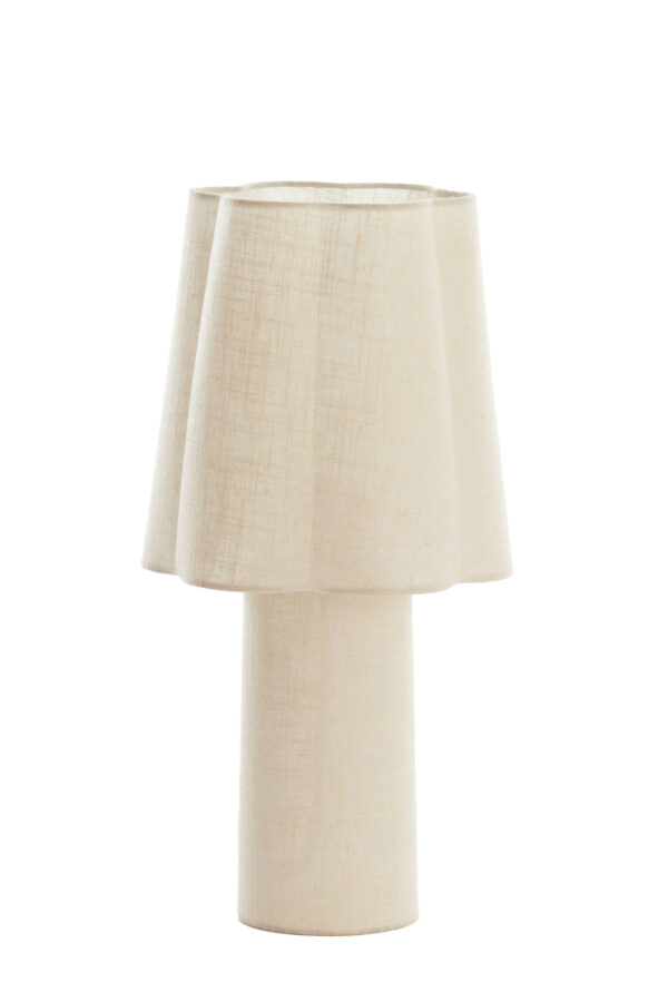 Stoffen tafellamp naturel Light & Living Musaby - H 50 cm - Image 2