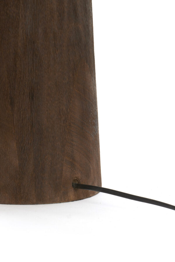 Bruine houten lampvoet Light & Living Festina - H 125 cm - Image 5