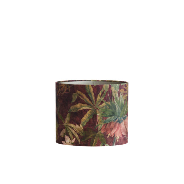 Bloemenprint lampenkap in kleur Light & Living Passion - H 25 cm