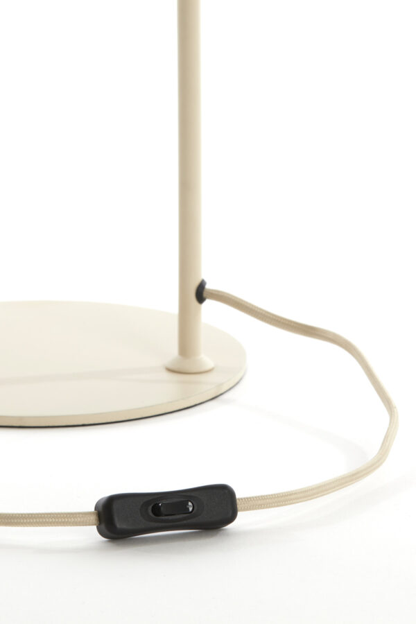 Beige draadframe tafellamp Light & Living Elati - H 60,5 cm - Image 6