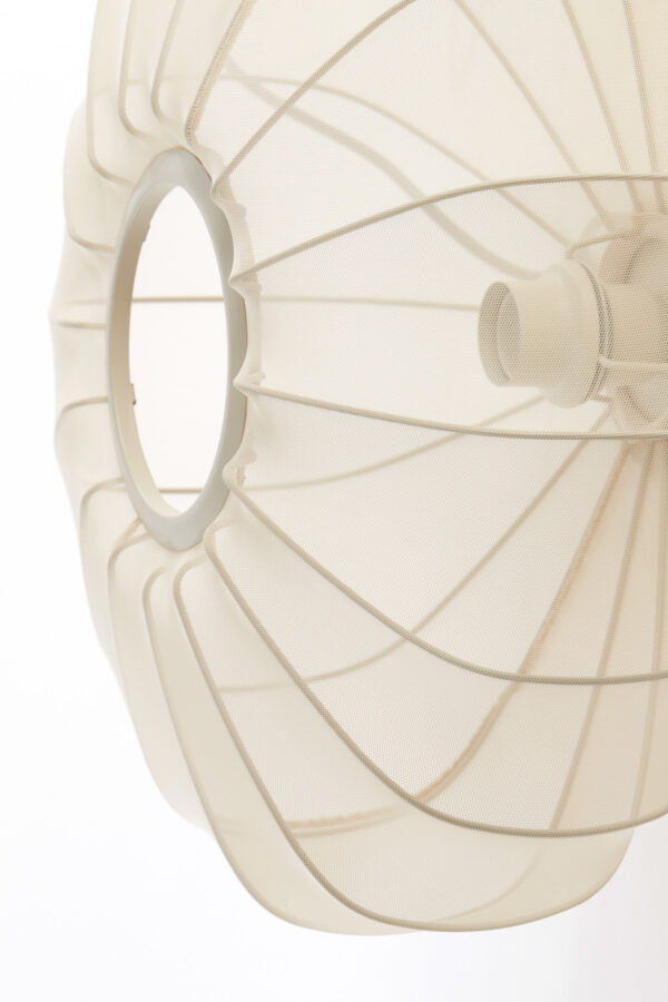 Plafondlamp rond katoen beige Light & Living Plumalia – B 50 cm - Image 5