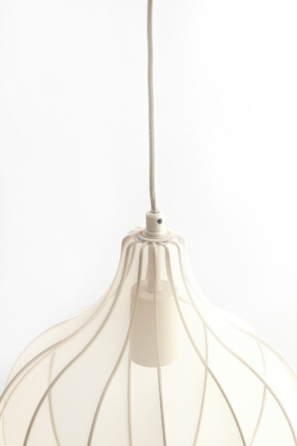 Moderne beige stoffen hanglamp Light & Living Elati - Ø 29 cm - Image 7