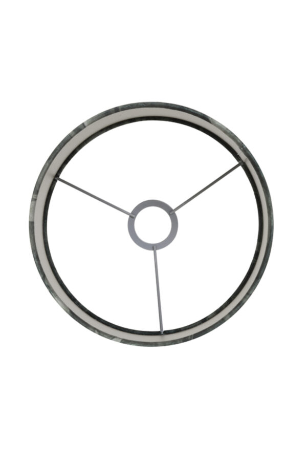 Zwarte cilindervormige lampenkap voor jouw interieur Light & Living Marble - Ø 40 cm - Image 6