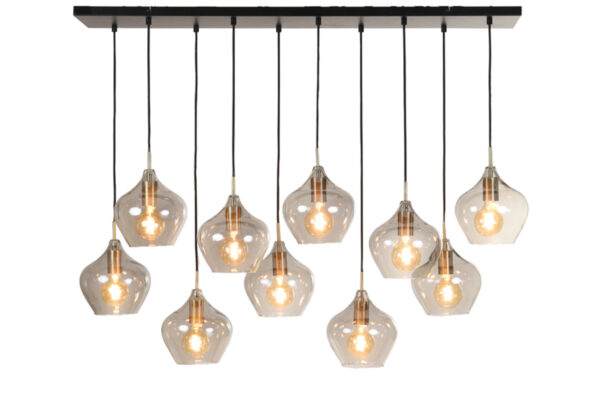 Glazen hanglamp met meerdere pendels Light & Living Rakel - B 124 cm - Image 6