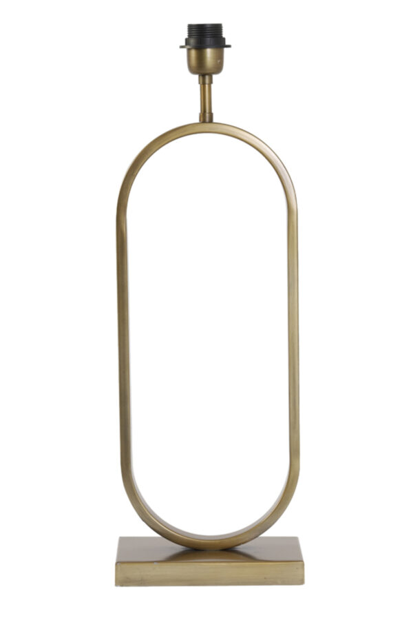 Gouden metalen lampvoet ovaal Light & Living Jamiri - H 55 cm - Image 2