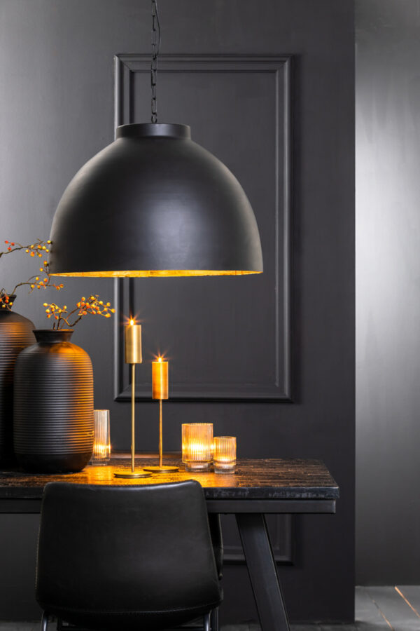 Zwarte hanglamp met industriële kap Light & Living Kylie - Ø 60 cm - Image 5