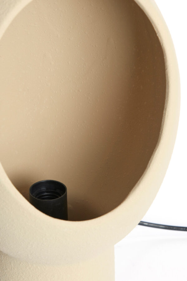 Moderne beige tafellamp Light & Living Monk - H 46 cm - Image 6