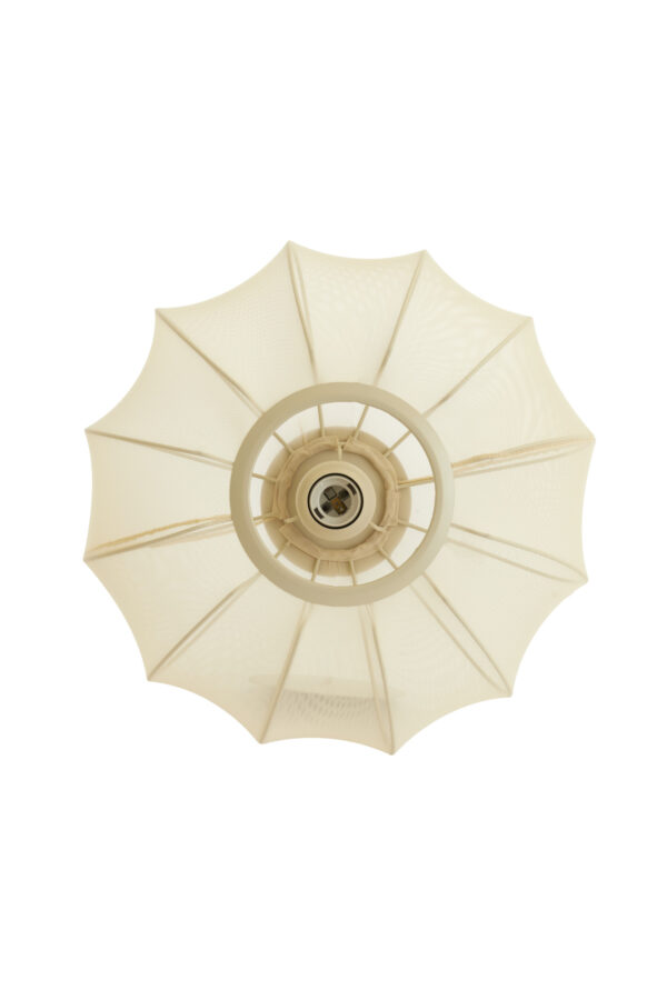 Plafondlamp beige met metalen frame Light & Living Plumalia – B 40 cm - Image 3