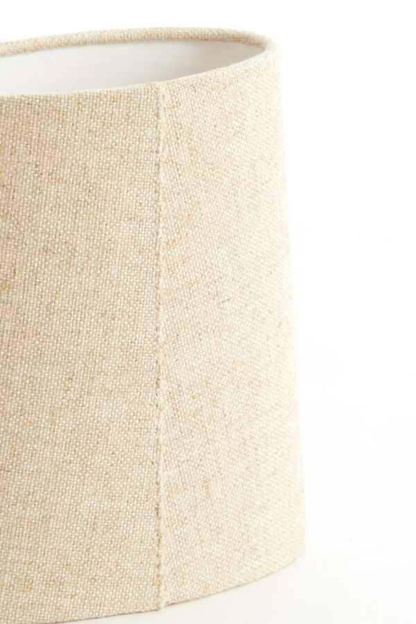 Beige kleur stoffen lampenkap Light & Living Livigno - H 23 cm - Image 8