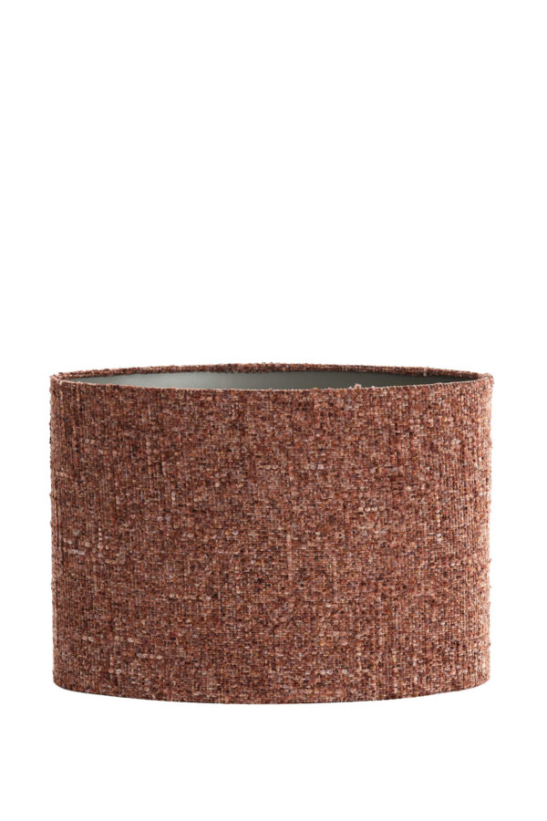 Stoffen lampenkap bruin cilinder Light & Living Osire - H 32 cm - Image 2