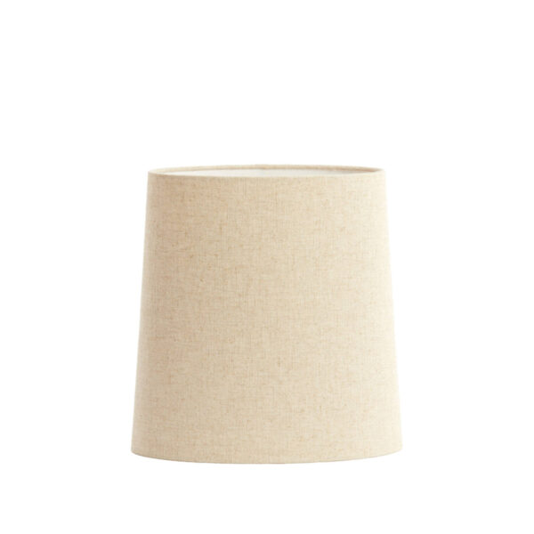 Cilindervormige beige lampenkap voor stijl Light & Living Livigno - H 36 cm