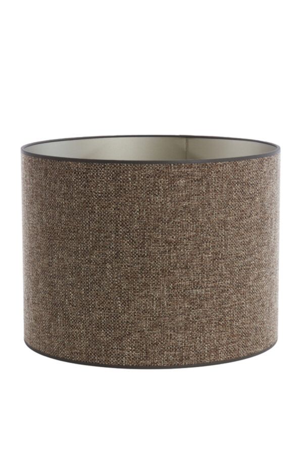 Bruine stof cilinder lampenkap Light & Living Saverna - Ø 50 cm - Image 2