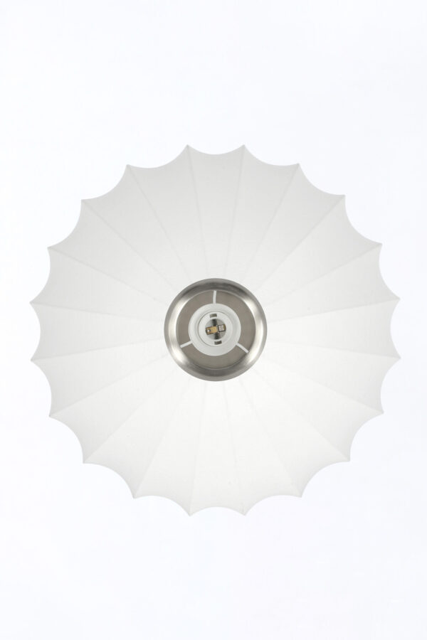 Plafondlamp ovaal van witte stof Light & Living Fay – B 50 cm - Image 7