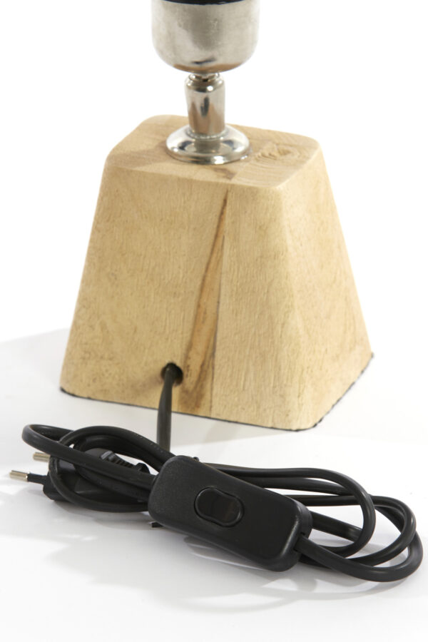 Houten lampenvoet modern Light & Living Kardan - H 19 cm - Image 6