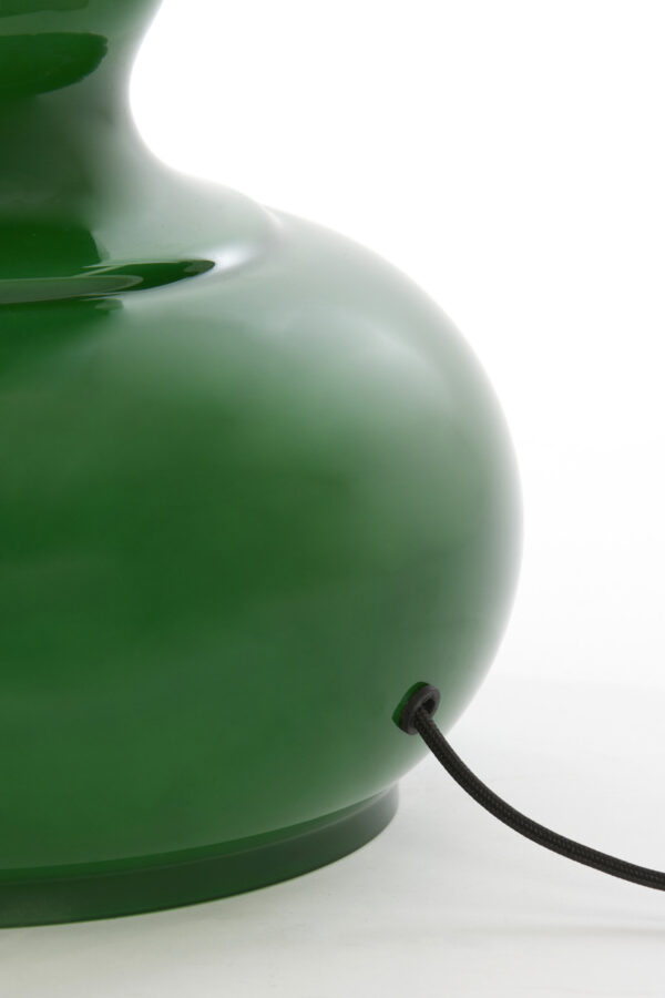 Groene lampenvoet glanzend Light & Living Verde - H 33 cm - Image 5