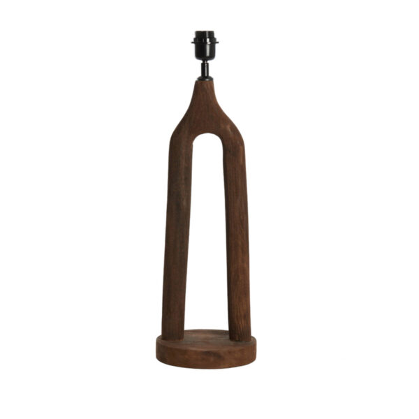 Moderne houten lampvoet in stijlvol design Light & Living Xitta - H 55 cm