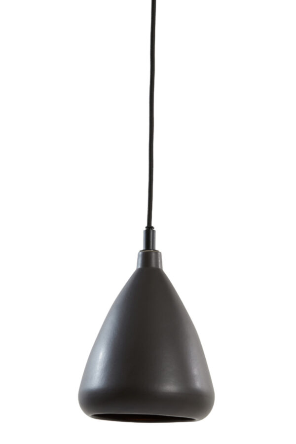 Zwarte druppelvormige hanglamp Light & Living Desi - Ø 18 cm - Image 2