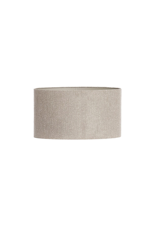 cilindervormige  beige stoffen lampenkap Light & Living Brandy - H 28 cm - Image 2