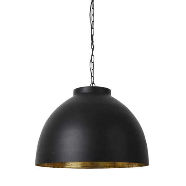 Zwarte hanglamp met industriële kap Light & Living Kylie - Ø 60 cm