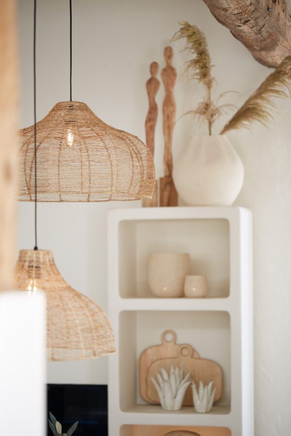 Rotan lampenkap naturel kleur Light & Living Tonoda - Ø 60 cm - Image 4