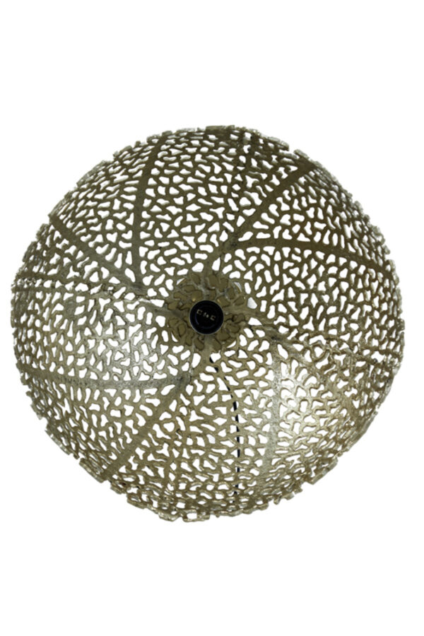 Geperforeerde gouden lampenkap Light & Living Sinula - H 22 cm - Image 6
