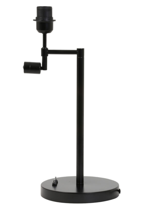 Zwarte lampenvoet met leeslampje Light & Living Montana - H 47,5 cm - Image 3
