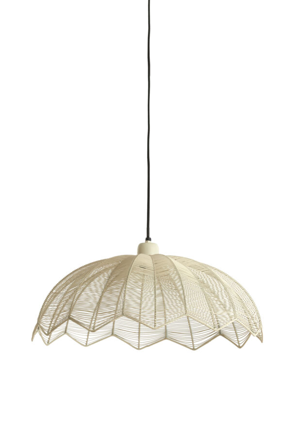 Open geweven beige hanglamp Light & Living Espelo - Ø 52 cm - Image 2