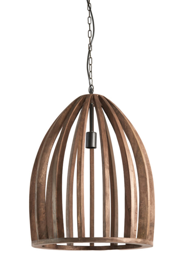 Open houten hanglamp kooi-design Light & Living Haranka - Ø 47 cm - Image 2