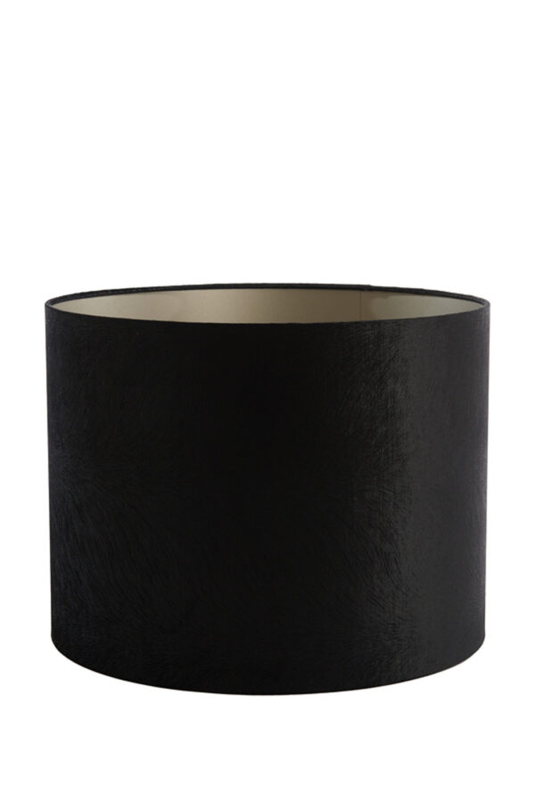 Zwarte cilindervormige lampenkap voor sfeer Light & Living Lubis - Ø 50 cm - Image 2
