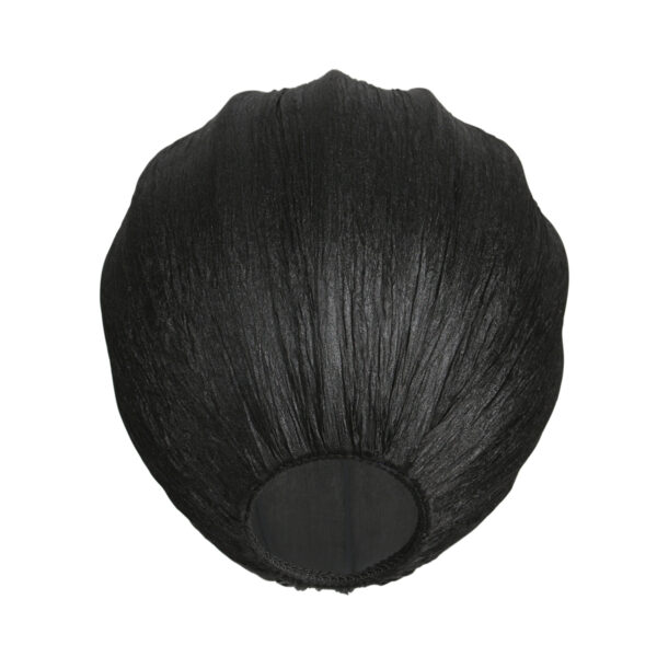 Zwart druppelkapje geribbeld textiel Mexlite - Ø 25 cm - Image 2