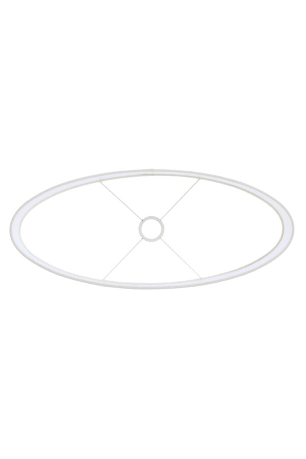 Witte stoffen lampenkap cilindervormig Light & Living Livigno - H 32 cm - Image 7