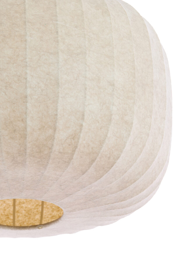 Crèmekleurige stoffen hanglamp sfeervol Light & Living Lexa - Ø 35 cm - Image 4