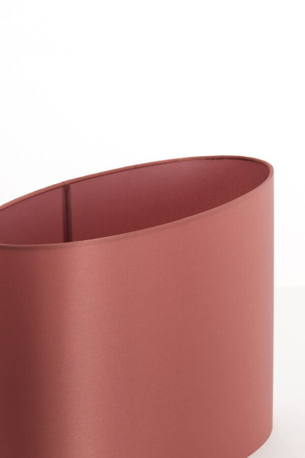 Cilindervormige bordeaux lampenkap Light & Living Imani - H 25 cm - Image 5