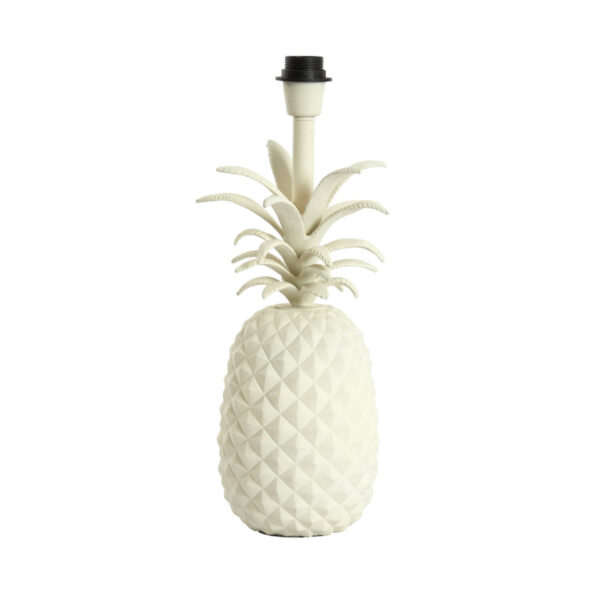 Ananas lampvoet pastel wit Light & Living Pineapple - H 42 cm