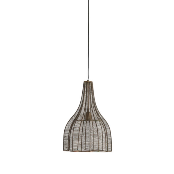 Metalen draad hanglamp industrieel Light & Living Mariama - Ø 35 cm