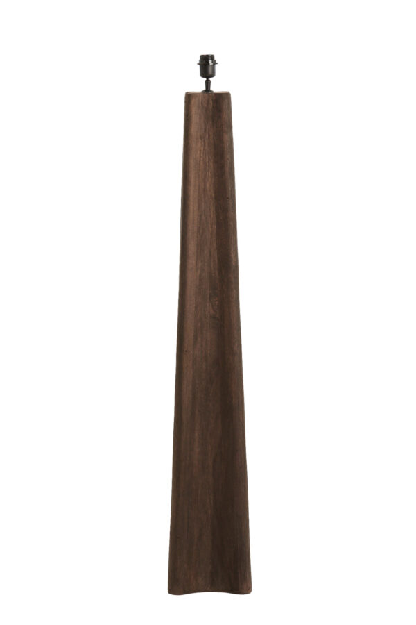 Houten lampenvoet donkerbruin Light & Living Navelli - H 125 cm - Image 2