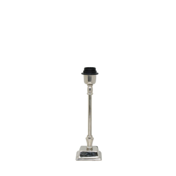 Antieke zilverkleurige lampenvoet Light & Living Megh - H 25 cm