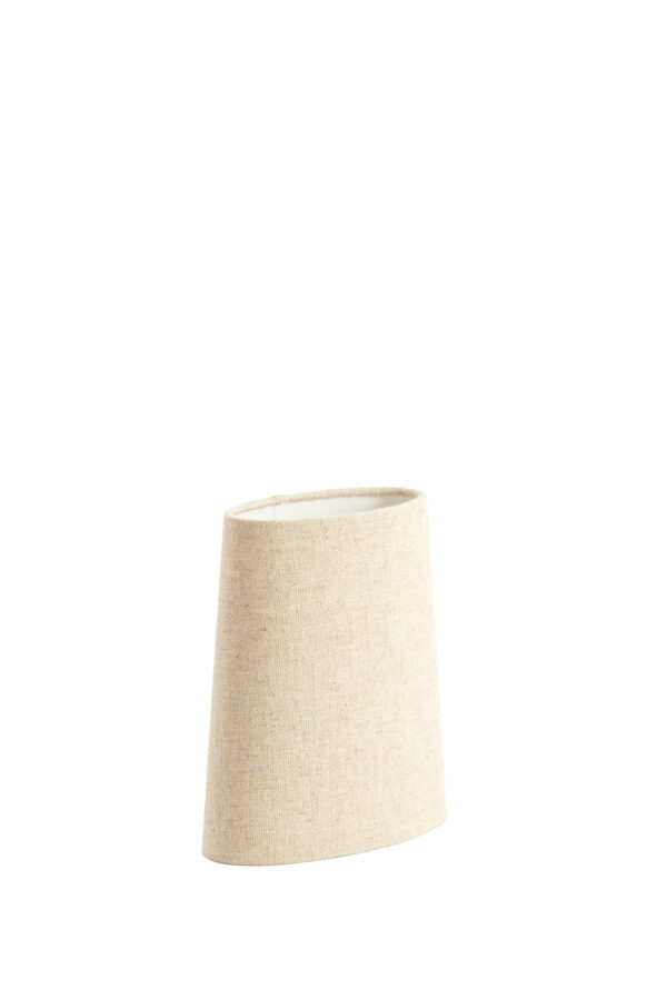 Beige kleur stoffen lampenkap Light & Living Livigno - H 23 cm - Image 3