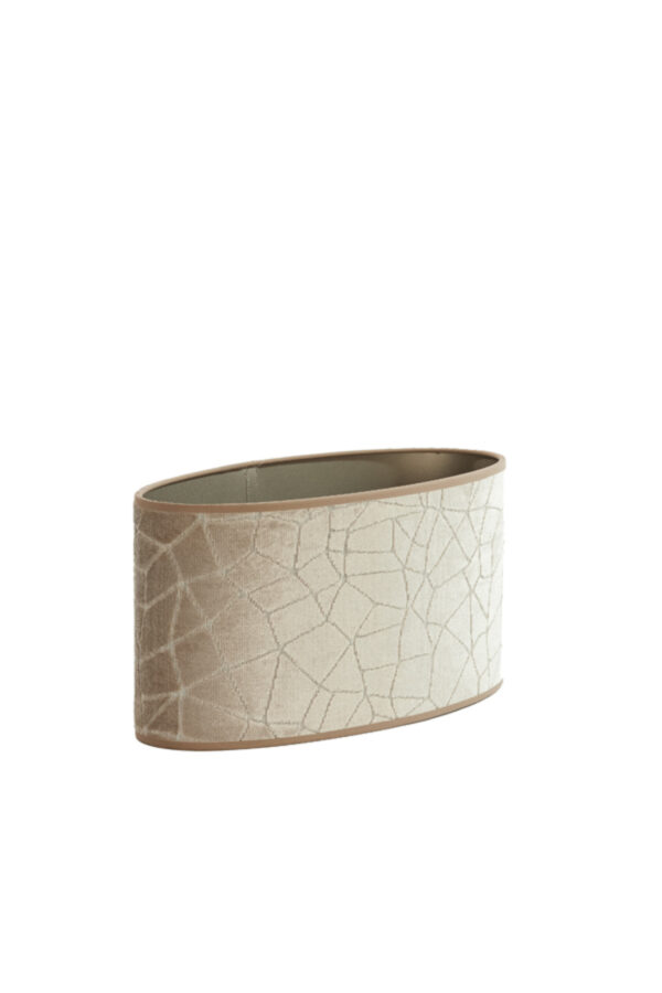 Lampenkap beige structuurvelours Light & Living Kassei - H 19 cm - Image 3