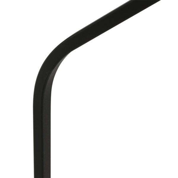 Zwarte staande geknikte lamp witte kap Anne Lighting ZigZag - Image 3