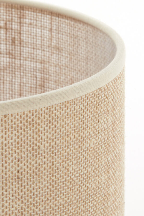 Cilindergevormde lampenkap beige stof Light & Living Sendai - Ø 20 cm - Image 6