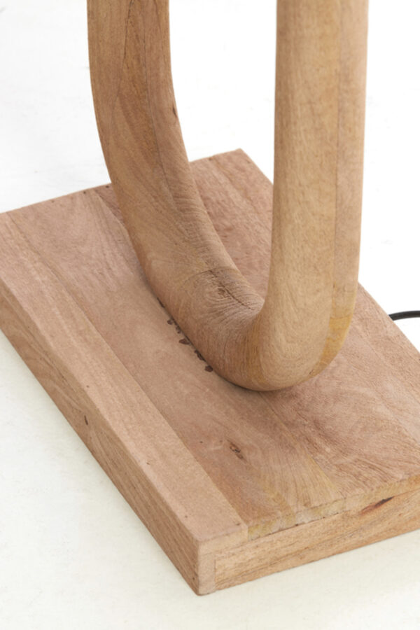 Houten lampenhouder ovaal Light & Living Paceco - H 119 cm - Image 8