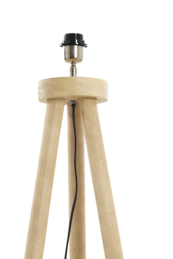 Driepoot houten lampenvoet Light & Living Ilias - H 122 cm - Image 7